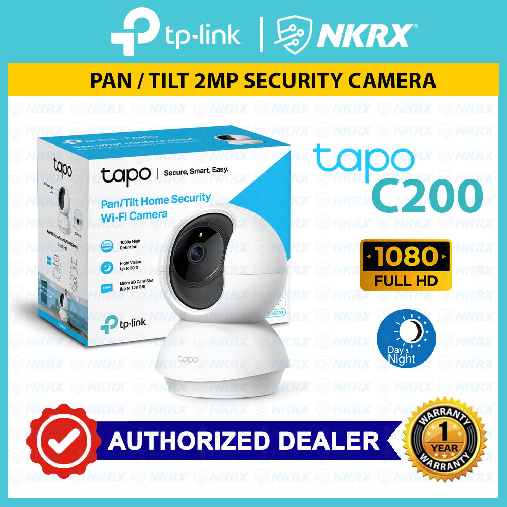 Tapo C200, Pan/Tilt Home Security Wi-Fi Camera