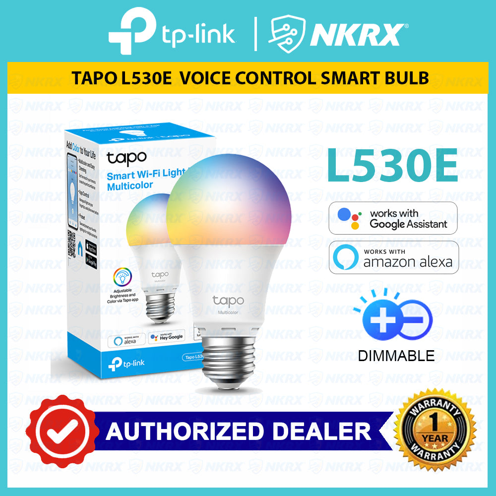TP-Link Tapo L530E Multicolored Dimmable Wi-Fi LED Smart Bulb – Nelsonkrx