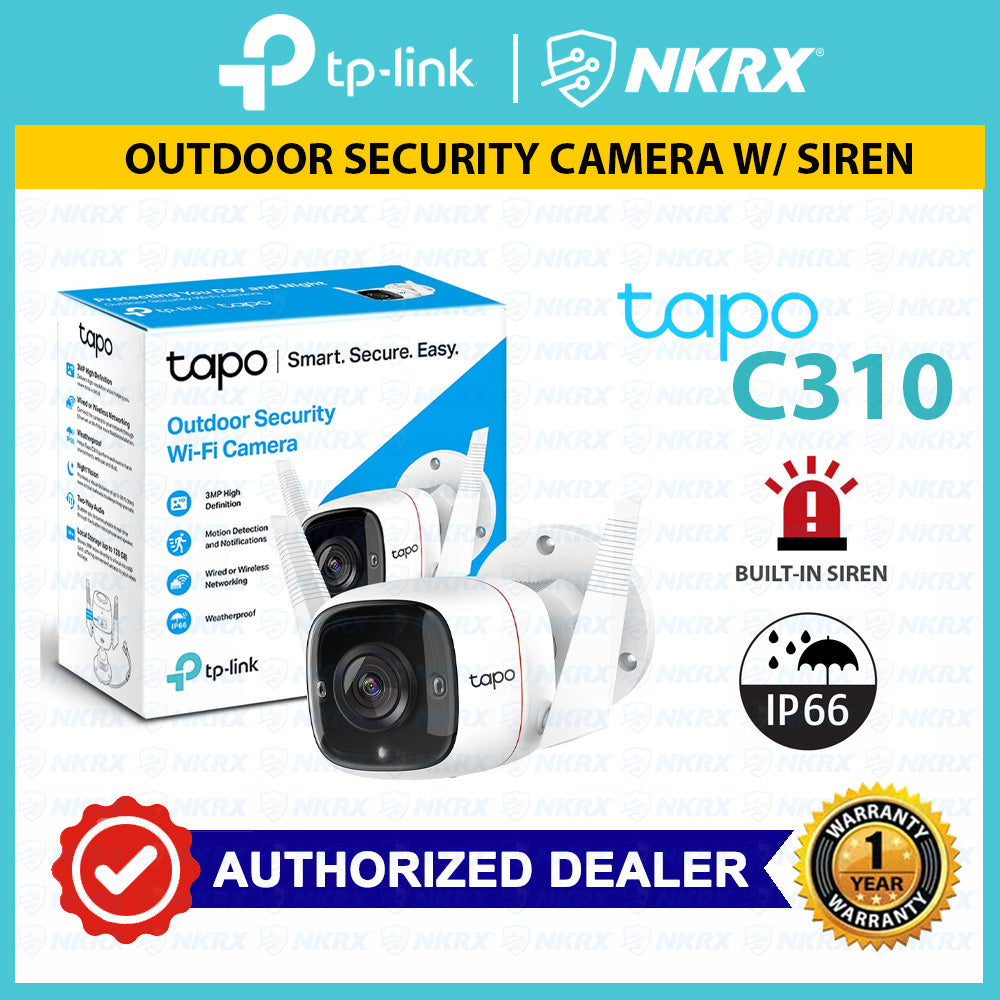 TP-Link Tapo C310 3MP Outdoor Wi-Fi Security Network TAPO C310