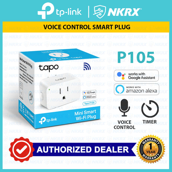 Tp-Link Tapo P100 Smart Mini Wifi Socket Smart Plug, Bluetooth Onboarding  Technology
