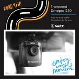 Transcend Drivepro 250 Dashcam w/ Starvis Lens | DP250